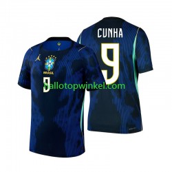 Brazilië Voetbalshirt Matheus Cunha 9 Heren Uit Tenue WK 2026 Korte Mouw
