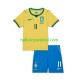 Brazilië Voetbalshirt Raphinha 11 Kleuters/Kids Thuis Tenue WK 2026 Korte Mouw