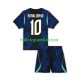 Brazilië Voetbalshirt Ronaldinho 10 Kleuters/Kids Uit Tenue WK 2026 Korte Mouw
