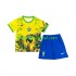 Brazilië Voetbalshirt Special Kleuters/Kids Thuis Tenue 2026 Korte Mouw