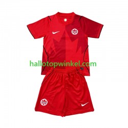 Canada Voetbalshirt Kleuters/Kids Thuis Tenue WK 2026 Korte Mouw