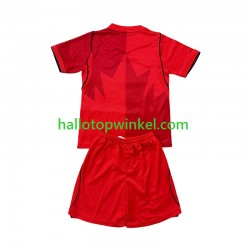 Canada Voetbalshirt Kleuters/Kids Thuis Tenue WK 2026 Korte Mouw