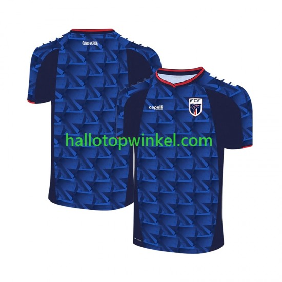 Voetbalshirt Cape Verde Heren Thuis Tenue WK 2026 Korte Mouw