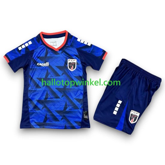 Voetbalshirt Cape Verde Kleuters/Kids Thuis Tenue WK 2026 Korte Mouw