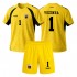 Voetbalshirt Cape Verde Vozinha 1 Kleuters/Kids Uit Tenue WK 2026 Korte Mouw