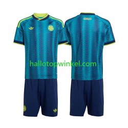 Colombia Voetbalshirt Kleuters/Kids Uit Tenue WK 2026 Korte Mouw