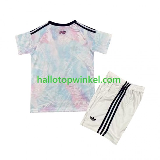 Costa Rica Voetbalshirt Kleuters/Kids Uit Tenue 2026 Korte Mouw