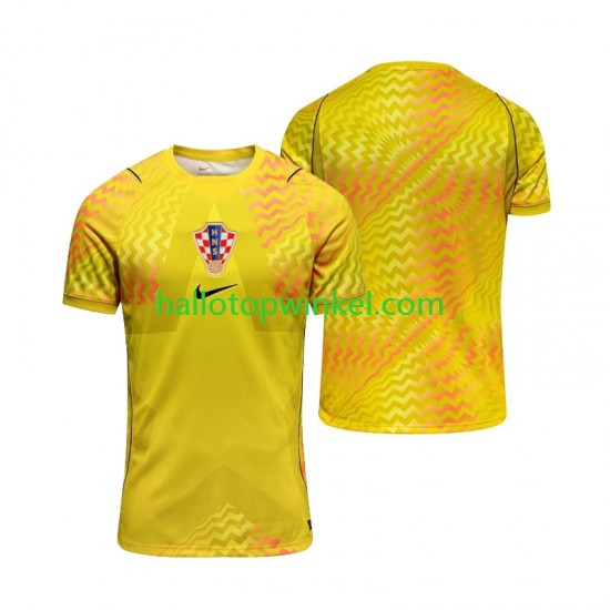 Kroatië Voetbalshirt Doelman Heren Thuis Tenue WK 2026 Korte Mouw