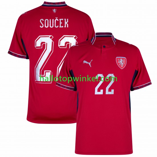 Tsjechië Voetbalshirt Soucek 22 Heren Thuis Tenue WK 2026 Korte Mouw