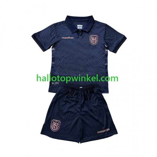 Ecuador Voetbalshirt Kleuters/Kids Uit Tenue WK 2026 Korte Mouw
