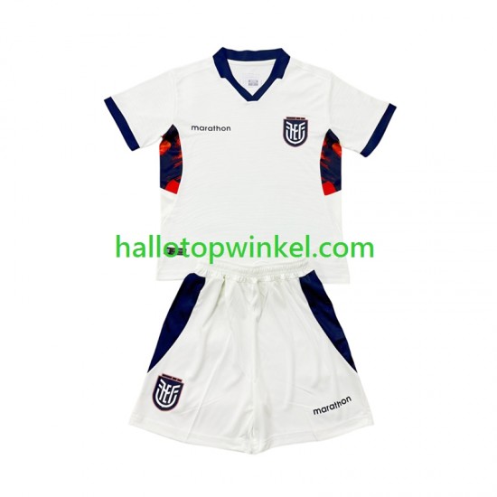 Ecuador Voetbalshirt Kleuters/Kids Derde Tenue WK 2026 Korte Mouw