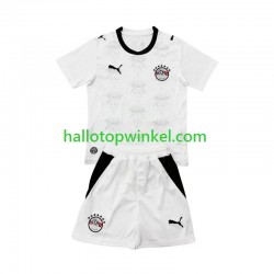 Egypte Voetbalshirt Kleuters/Kids Uit Tenue WK 2026 Korte Mouw
