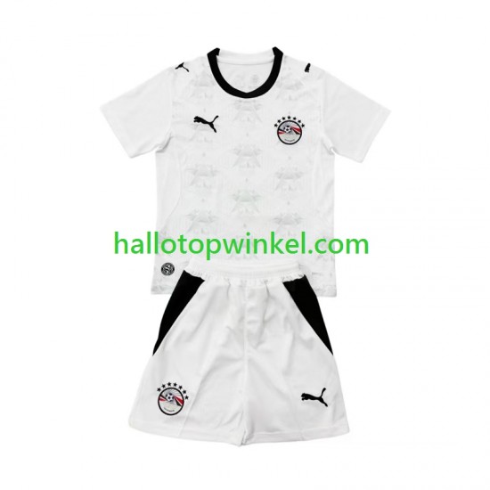 Egypte Voetbalshirt Kleuters/Kids Uit Tenue WK 2026 Korte Mouw