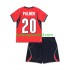Engeland Voetbalshirt Cole Palmer 20 Kleuters/Kids Uit Tenue WK 2026 Korte Mouw