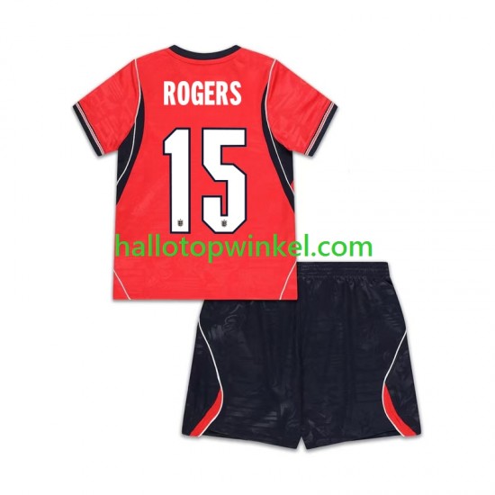 Engeland Voetbalshirt Morgan Rogers 15 Kleuters/Kids Uit Tenue WK 2026 Korte Mouw