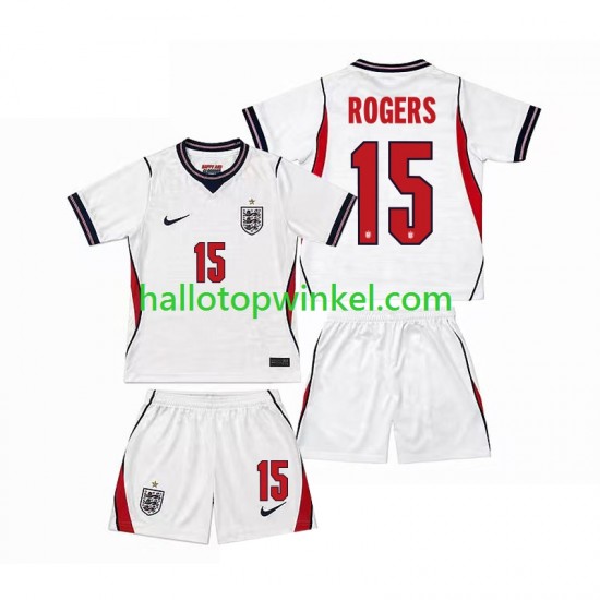 Engeland Voetbalshirt Morgan Rogers 15 Kleuters/Kids Thuis Tenue WK 2026 Korte Mouw