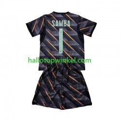 Frankrijk Voetbalshirt Brice Samba 1 Doelman Kleuters/Kids Thuis Tenue WK 2026 Korte Mouw