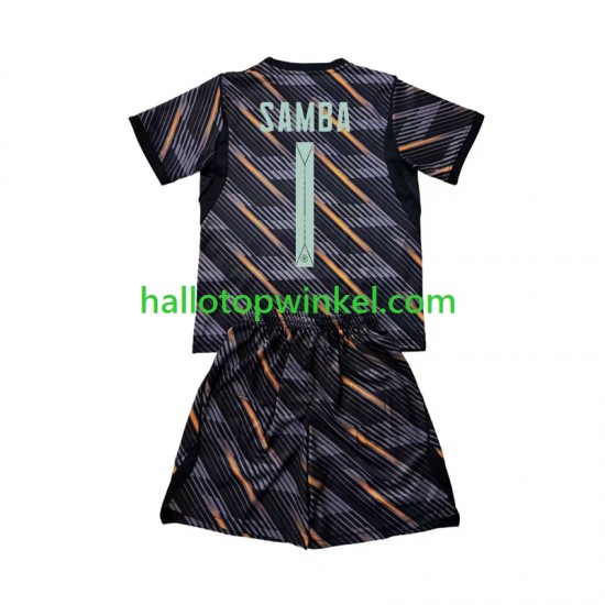 Frankrijk Voetbalshirt Brice Samba 1 Doelman Kleuters/Kids Thuis Tenue WK 2026 Korte Mouw