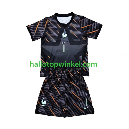 Frankrijk Voetbalshirt Brice Samba 1 Doelman Kleuters/Kids Thuis Tenue WK 2026 Korte Mouw