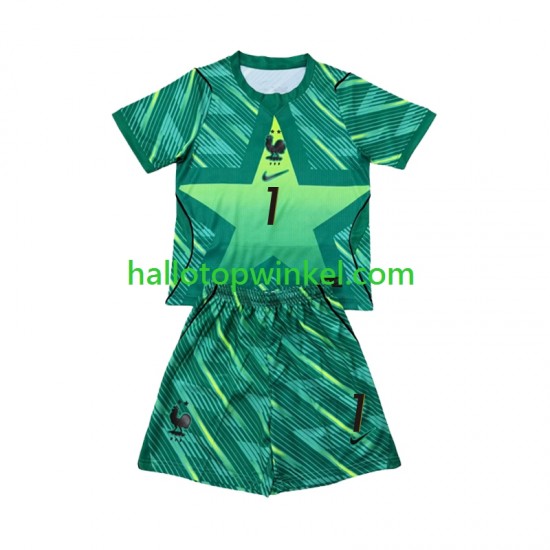 Frankrijk Voetbalshirt Brice Samba 1 Doelman Kleuters/Kids Derde Tenue WK 2026 Korte Mouw