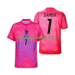 Frankrijk Voetbalshirt Brice Samba 1 Doelman Heren Uit Tenue WK 2026 Korte Mouw
