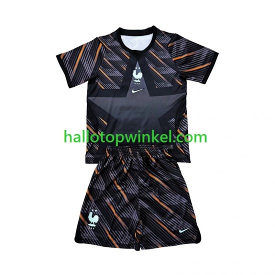 Frankrijk Voetbalshirt Doelman Kleuters/Kids Thuis Tenue WK 2026 Korte Mouw