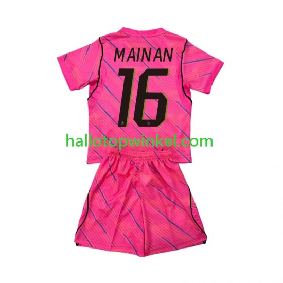 Frankrijk Voetbalshirt Mike Maignan 16 Doelman Kleuters/Kids Uit Tenue WK 2026 Korte Mouw
