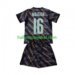 Frankrijk Voetbalshirt Mike Maignan 16 Doelman Kleuters/Kids Thuis Tenue WK 2026 Korte Mouw