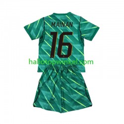 Frankrijk Voetbalshirt Mike Maignan 16 Doelman Kleuters/Kids Derde Tenue WK 2026 Korte Mouw