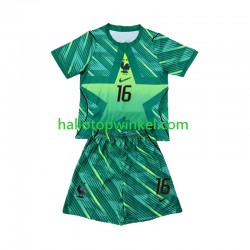 Frankrijk Voetbalshirt Mike Maignan 16 Doelman Kleuters/Kids Derde Tenue WK 2026 Korte Mouw