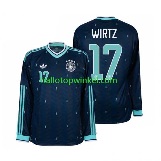 Duitsland Voetbalshirt Florian Wirtz 17 Heren Uit Tenue WK 2026 Lange Mouw