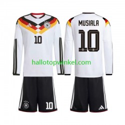 Duitsland Voetbalshirt Jamal Musiala 10 Kleuters/Kids Thuis Tenue WK 2026 Lange Mouw