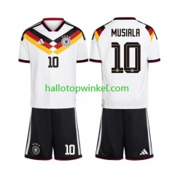 Duitsland Voetbalshirt Jamal Musiala 10 Kleuters/Kids Thuis Tenue WK 2026 Korte Mouw