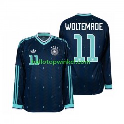 Duitsland Voetbalshirt Nick Woltemade 11 Heren Uit Tenue WK 2026 Lange Mouw