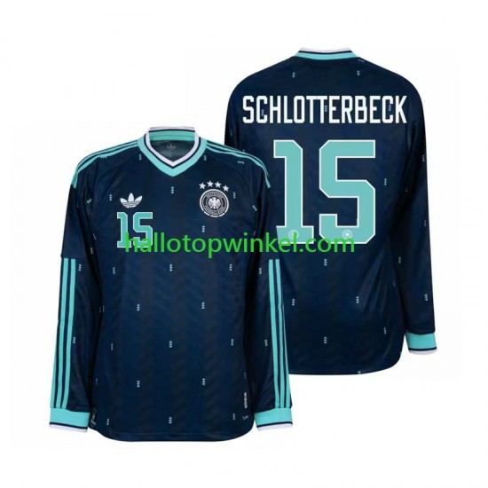 Duitsland Voetbalshirt Nico Schlotterbeck 15 Heren Uit Tenue WK 2026 Lange Mouw