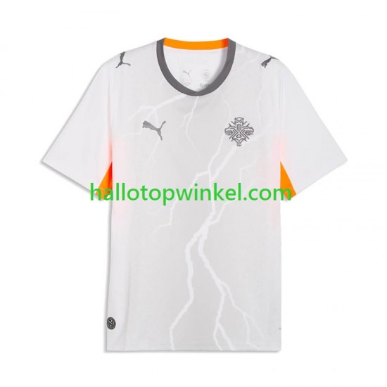 IJsland Voetbalshirt Heren Uit Tenue 2026 Korte Mouw
