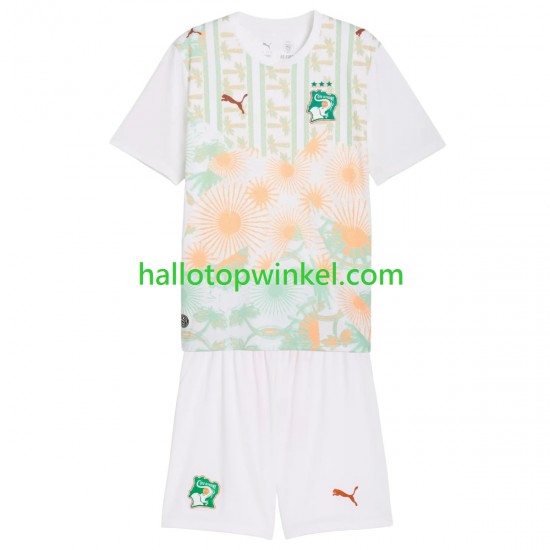 Ivoorkust Voetbalshirt Kleuters/Kids Uit Tenue WK 2026 Korte Mouw