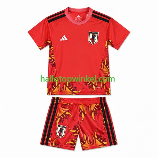 Japan Voetbalshirt Doelman Kleuters/Kids Thuis Tenue WK 2026 Korte Mouw