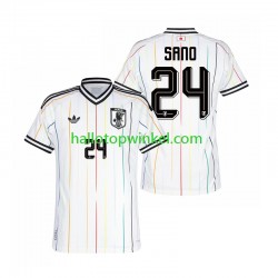 Japan Voetbalshirt Kaishu Sano 24 Heren Uit Tenue WK 2026 Korte Mouw