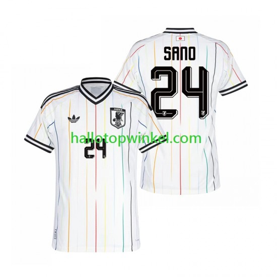 Japan Voetbalshirt Kaishu Sano 24 Heren Uit Tenue WK 2026 Korte Mouw