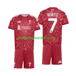 Liverpool Voetbalshirt Florian Wirtz 7 Kleuters/Kids Thuis Tenue 2026-2027 Korte Mouw