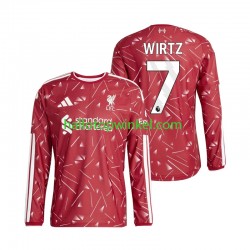 Liverpool Voetbalshirt Florian Wirtz 7 Heren Thuis Tenue 2026-2027 Lange Mouw