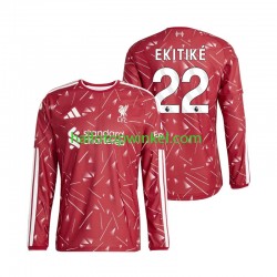Liverpool Voetbalshirt Hugo Ekitike 22 Heren Thuis Tenue 2026-2027 Lange Mouw