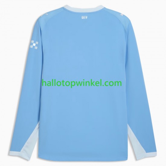 Manchester City Voetbalshirt Heren Thuis Tenue 2026-2027 Lange Mouw