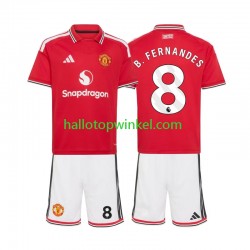 Manchester United Voetbalshirt Bruno Fernandes 8 Kleuters/Kids Thuis Tenue 2026-2027 Korte Mouw