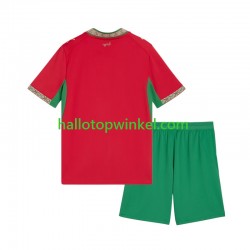 Marokko Voetbalshirt Kleuters/Kids Thuis Tenue 2026 Korte Mouw