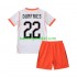 Nederland Voetbalshirt Denzel Dumfries 22 Kleuters/Kids Uit Tenue WK 2026 Korte Mouw