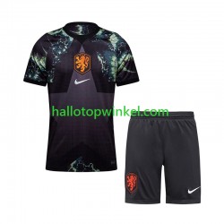 Nederland Voetbalshirt Doelman Kleuters/Kids Uit Tenue WK 2026 Korte Mouw