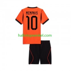 Nederland Voetbalshirt Memphis Depay 10 Kleuters/Kids Thuis Tenue WK 2026 Korte Mouw