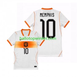Nederland Voetbalshirt Memphis Depay 10 Heren Uit Tenue WK 2026 Korte Mouw